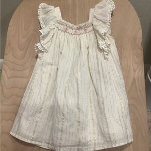 White and Pink Childrens dress